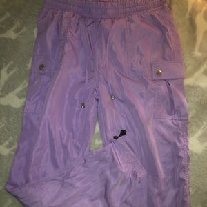 Purple joggers